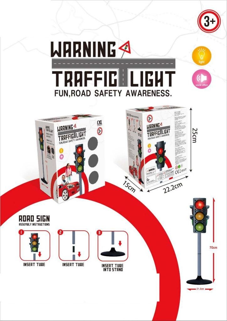 DIY Puzzle Self Install Traffic Light Set (5 PCS)