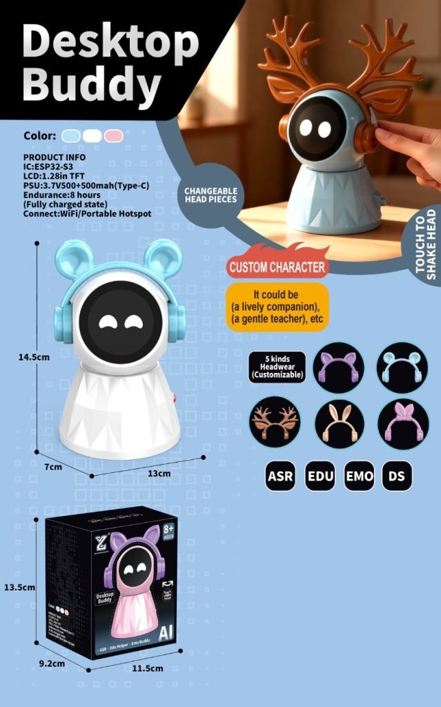 AI Touch Robot Table Pet