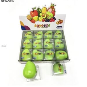 Simulated Mango Building Block Stress Relief Squeeze Toy