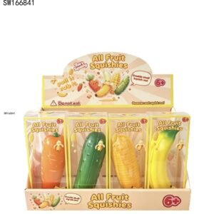 All Fruit Squishies Stretchy Vegetable Fidget Toys, TPR Pull & Squeeze Stress Relief Toys